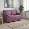Vidaxl Kavč za 2 osebi Vijolična 158 x 83 x 95 cm Žamet