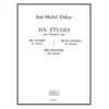 DEFAYE J:6 ETUDES FOR CLARINET