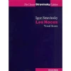 STRAVINSKY:LES NOCES VOCAL SCORE