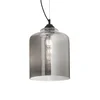 Ideal Lux - Luster na sajli BISTRO 1xE27/60W/230V pr. 24 cm zadimljeno staklo