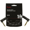 Fender Deluxe Series Instrument Cable A/A 30 cm Black Tweed