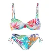 LASCANA Bikini turkizna/oranžna/rdeča/bela
