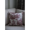 Aberto Design Dekorativna jastučnica BST060, 45 x 45 cm, Bordo-bela