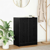 Komoda crni hrast 57x34x76 cm konstruirano drvo
