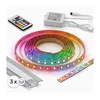 KOMPLET 1x LED RGBW traka DIGITAL LED/9,6W/230V 3 m + 3x ugradni profil 1 m + daljinski upravljač