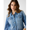 GUESS Prehodna jakna LOLA  moder denim
