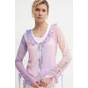 Majica Résumé AishaRS Blouse ženska, vijolična barva, 20731129