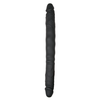 Dildo Collection - Silikonski dvojni dildo, 40 cm - Črna