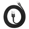 BASEUS Kabel BASEUS Cafule USB-A-Lightning, 1 m (sivo-črn)