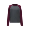 GAP Majica pegasto siva/burgund