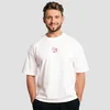GymBeam Shaker Boxy T-shirt White