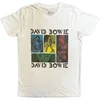 David Bowie Mick Rock Photo Collage White L Majica