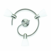 Philips Massive 50233/17/E7 - Reflektorska plafonska lampa BURLAP 3xE14/40W matni hrom