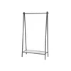 Songmics Stojalo za oblačila 92.5 x 33.5 x 153 cm črno, HSR23BK