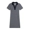 TOMMY HILFIGER Obleka 1985 nočno modra/bela