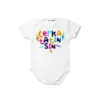 Bodi za bebe Ćerka tatin sin cs3943, Beli