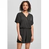 Womens short modal jumpsuit in black