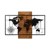 Wallity Zidna dekoracija Mapa With Compass, 85x58cm