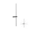 Redo 01-4675 - LED zidna svetiljka TANGENT LED/9W/230V CRI 90 crna