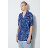 Srajca Marcelo Burlon Aop Soundwaves Hawaii Shirt