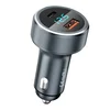 REMAX Salo dual port auto punjač USB / USB tip C 58,5 W 4,5A Power Delivery Quick Charge