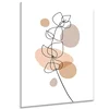 Slika minimalistični list na belem ozadju No1 - 20x30
