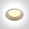 URADBENA SVJETILJKA LED 9W/765/4000K/100st./fi.12cm/IP20/DARK LIGHT BIJELA