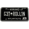 Nickelback License Plate Odznak 30 x 15 mm