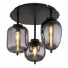 Globo 15345-3D - Plafonski luster BLACKY 3xE14/40W/230V crna