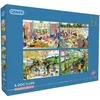 GIBSONS Dog Life Puzzle 4x500 kosov