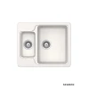 Schock Granitna ugradna sudopera Manhattan N150, 61x51cm, Bela