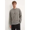 Bombažen pulover A.P.C. Sweat Duck moški, siva barva