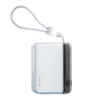 shumee Sharge FlowGo 10000mAh 20W prenosna baterija USB C kabel bela hitro polnjenje