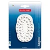 ELIPLAST Dozator za milo ovalen 10x7cm s priseski iz plastike, BELI