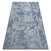 eoshop Preproga Strukturna SOLE D3811 Ornament - ravna vez modra/bež ( - Velikost: 160x220 cm)