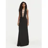 Elisabetta Franchi Večerna obleka AB-R16-67E2-V750 Črna Slim Fit