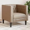 Chesterfield sofa fotelja cappuccino umjetna koža