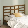 Vidaxl vidaXL Vzglavje postelje rjavo 126x4x104 cm masivni borov les