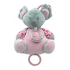 KOALA Medved rattle pliš 19cm tečaj na post./cube nat. igrača stroj roza na kartici