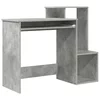 Stol Betonski sivi 106 x 41 x 88.5 cm Konstruirano drvo