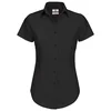 KOŠULJA ŽENSKA KRATKI RUKAVI B&C BLACK TIE 135G CRNA 2XL-EOL!!