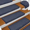 Den Preproge za stopnice 15 kosov 65x25 cm sive in modre