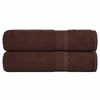 Vidaxl Kopalne brisače FROGN 2 kosa rjave 100x150 cm 360 g/m2