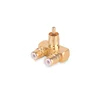 shumee Kotni adapter, RCA cinch vtič - 2x RCA cinch vtičnica vitalco (P3)