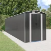 Vrtno spremište antracit 192x772x223 cm pocinčani čelik