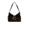 GUESS Torba za čez ramo Camden rjava/črna
