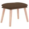 Vidaxl Stolček za noge rjav 45x29,5x35 cm blago