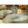 MLN24Y214R520 Krem Zlatni Porcelanski Servis (24 Dela)