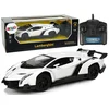 R/C športni avto 1:24 Lamborghini Veneno bele 2.4 G luči