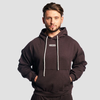 GymBeam Aura Hoodie Tee Brown